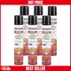 Rust-Oleum 334128-6PK Stops Rust Turbo Spray Paint, 24 oz, Gloss Black, 6 Pack