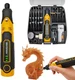 3D Printed Resin Tool Kit: Cordless Rotary Sander with 58 Attachments