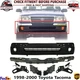 Front Bumper Primed + Brackets & Reinforcement For 1998-2000 Toyota Tacoma 4WD