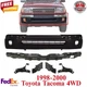 Front Bumper Primed + Brackets & Reinforcement For 1998-2000 Toyota Tacoma 4WD