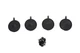 GM Accessories 23423545 Truck Bed Liner Attachment Kit with Screws, Retainers, 