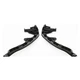 Bumper Bracket Front Left & Right Side Black For Honda Insight 2010-2014 Set 2