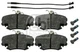 Febi 16191 Front Brake Pad Set Disc Fits Dacia Nissan Renault Aprio Clio Logan