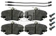 Febi Bilstein 16191 Brake Pad Set, Disc Brake for, Dacia, Nissan, Renault