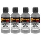 3oz Bright Silver Color Urethane Tint Concentrate for Bed Liner Coatings 4 Pack