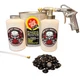 Black Fluid Film Pro Undercoating Gun - Straight Wand Kit (2 W Quart Bottles) 