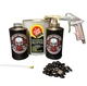 Black Fluid Film Pro Undercoating Gun - Straight Wand Kit (2 B Quart Bottles) 