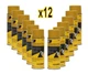 CATERPILLAR YELLOW PAINT AEROSOL 458-9587 -590-0196 GENUINE CAT 4C4200 (12) PACK