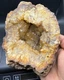 Fossilized Indiana Geode Quartz Citrine Cracked Agate crinoid calyx 1,515 Grams