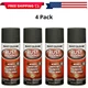 (4 pack) Rust-Oleum Automotive Rust Reformer Flat Spray Paint, Black, 10.25 oz