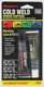 Permatex 14600 Cold Weld Bonding Compound, Two 1 oz. Tubes , Black