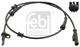 1x Febi Bilstein sensor, wheel speed 1643705480 rear axle left rear axle re
