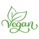Vegan Leaf, Vinyl Decal Sticker, Multiple Colors & Sizes #6262