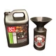 NHOU Back-N-Black + Threaded Funnel Kit &ndash; Quart Bottle Included | Undercoating