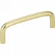 128 mm CC Polished Brass Kitchen Cabinet Wire Pull Commercial Office Handle