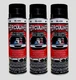 3 HERCULINER Black DIY Truck Bed Liner Coating Spray Tough Textured Polyurethane