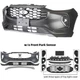 For 2023-2026 Ford Escape Front Bumper Cover Grille Assembly Kit w/o Sensor Hole
