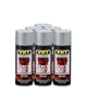 VHT Paint VHTSP188 (6-PACK); Wheel Paint 11oz Aerosol Ford Argent Silver 250&deg;F