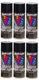 Dupli-Color DA1603 Semi-Gloss Black General Purpose Acrylic Enamel (6 Pack)