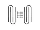 ICON for 00-04 Ford F-250/F-350 Front Semi Round U-Bolt Kit