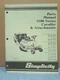 SIMPLICITY 3100 SERIES CAVALIER & MOWER DECK PARTS MANUAL. TP-1098-03  ORIGINAL!