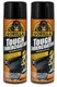 2 Pack Gorilla Tough Undercoating Aerosol Black Spray Durable Protection, 16 oz