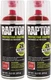 U-Pol Raptor 2K Aerosol Truck Bedliner Protective Coating - Flame Red, 2-Pack