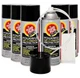 Fluid Film 11.75 Oz Undercoating Protection Aerosol Spray Can Black 6 Pack, R...