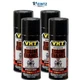 VHT SP124-4 PACK GLOSS BLACK Engine Enamel High Heat Drive Train Paint - 11 oz