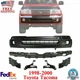 Front Bumper Primed + Brackets & Reinforcement For 1998-2000 Toyota Tacoma 4WD