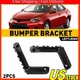 Bumper Bracket For Toyota 2014-2016 Set Corolla of 2 Front Left&Right Side USA V