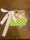 NEW Sugar Leaf Lime Polka Dot Designer Clothesline Apron