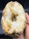 Fossilized Indiana Geode Quartz Citrine Cracked Agate crinoid calyx 1,161 Grams
