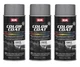 SEM 15813 Color Coat Medium Dark Pewter Spray Paint Aerosol Can 12 oz (3 Pack)