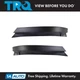 TRQ Front Bumper Trim Set Fits 2016-2018 Chevrolet Silverado 1500