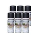 Rust-Oleum 7220830-6PK Stops Rust Textured Spray Paint, 12 oz, Black, (Pack o...