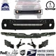Front Bumper Textured & Brackets & Reinforcement For 1998-2000 Toyota Tacoma