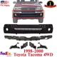 Front Bumper Primed + Brackets & Reinforcement For 1998-2000 Toyota Tacoma 4WD