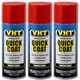 VHT Paint VHTSP501 (3-PACK); Quick Coat 11oz Aerosol Fire Red