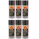 Fluid Film AS11B Black Undercoating Protection Rust Inhibitor Spray Can 6-Pack