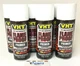 VHT SP118-6 PACK High Temperature Flame Proof FLAT WHITE Header Spray Paint 