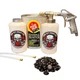 Black Fluid Film Pro Undercoating Gun - 2 Wand Kit (2 W Quart Bottles) 