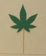Marijuana Leaf Cupcake Toppers Lot of 12!