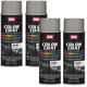 SEM Color Coat Paint Carpet Plastic Vinyl Medium Gray Aerosol 12 oz. 15393, 4 Pk
