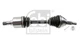 Febi 182958 Front Left Drive Shaft Fits Nissan Renault Koleos Qashqai +2 X-trail