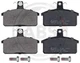 Original A.B.S. Brake pad set disc brake 36851 for Iveco Santana Suzuki
