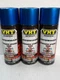 (3) VHT SP451 ANODIZED BLUE COLOR COAT AEROSOL SPRAY PAINT 11oz HIGH TEMP 550&deg;F