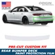 PreCut Clear Rear Bumper Deck Paint Protection Film PPF For 2022-2025 Audi S8