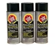 3 PACK!! Fluid Film Black AS11B Undercoating Protection Rust Inhibitor Spray Can