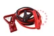 3M lead of 35mm2 cable Red Anderson SB175 connector with croc clips red handle